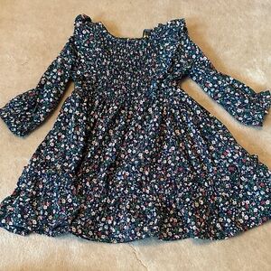 Polo by Ralph Lauren Floral Kids Dress - Navy